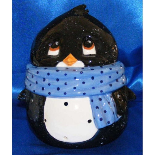 Plaster Molds - Penguin Candle Holder